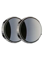 Yuvarlak Dönerli Oto Motosiklet Kör Nokta Aynası Vantuzlu Model  2'li Krom