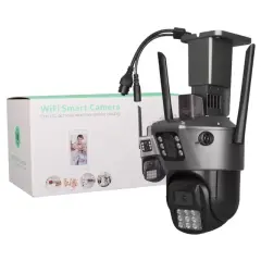 Plato Pl-39050 Dual Smart Çift Kameralı Gece Görüşlü 3mp+3mp Speed Dome Wi-fi Güvenlik Kamerası İcsee