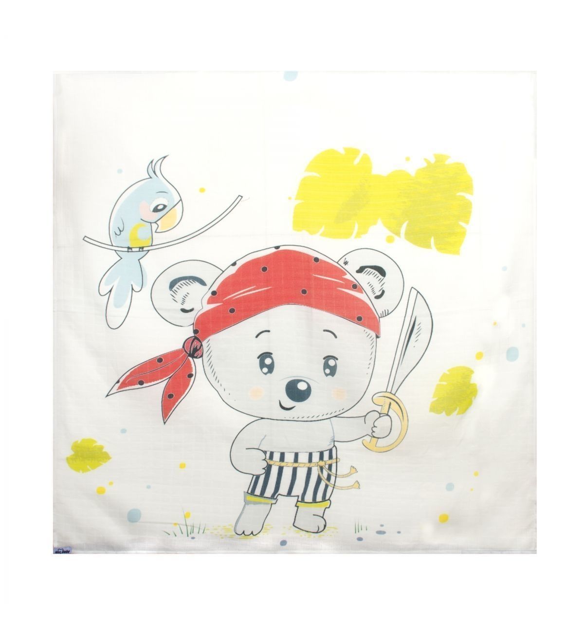 Sevi Bebe Pano Baskılı Müslin Battaniye 120x100 - Korsan