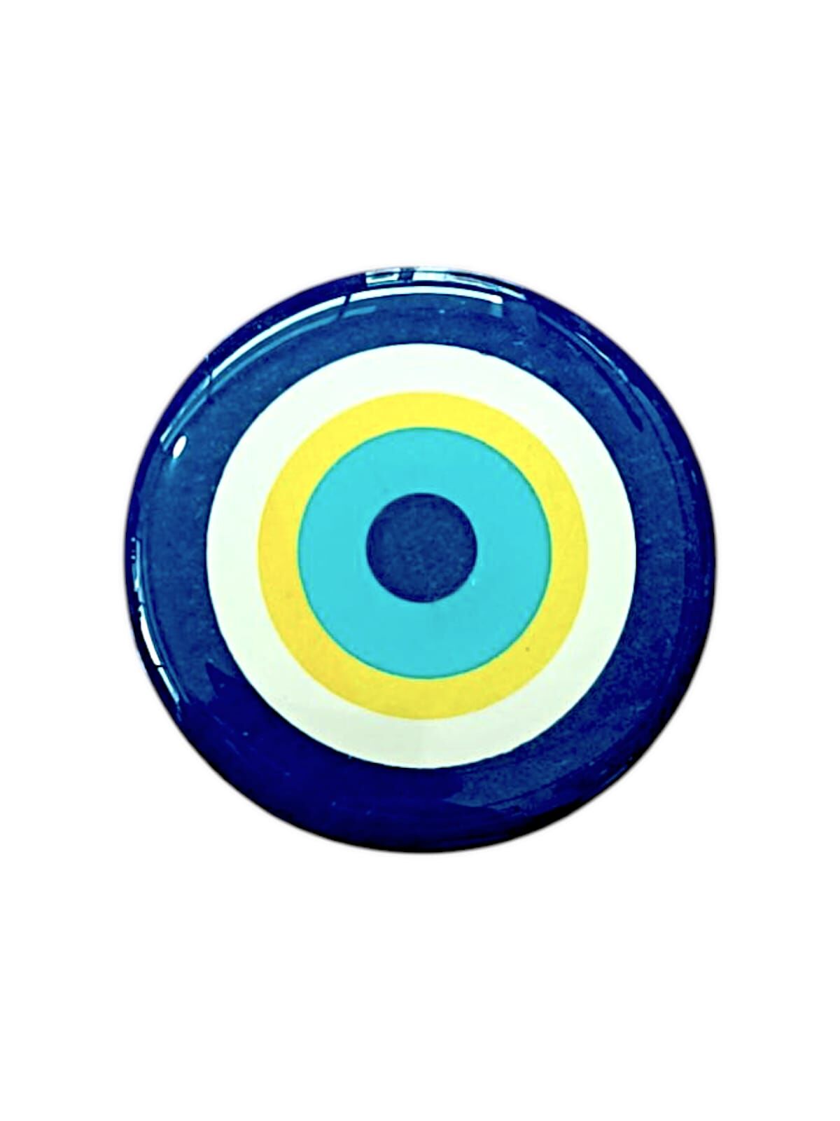 Nazar Boncuk Modeli  Yuvarlak Etiket Damla Sticker 3.5 cm