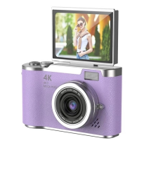 4k Dijital Retro Video Kamera 48mp 18x Zoom Flaşlı (32gb) Kart Dijital Vlog Fotoğraf  Makinesi Türkçe