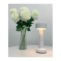 GRV-810 Şarj Edilebilir Masa Lambası, 9x21 cm, Beyaz