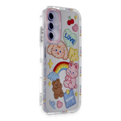 Samsung Galaxy A25 5g Kılıf Reflexion Desenli Kapak - Desen 4