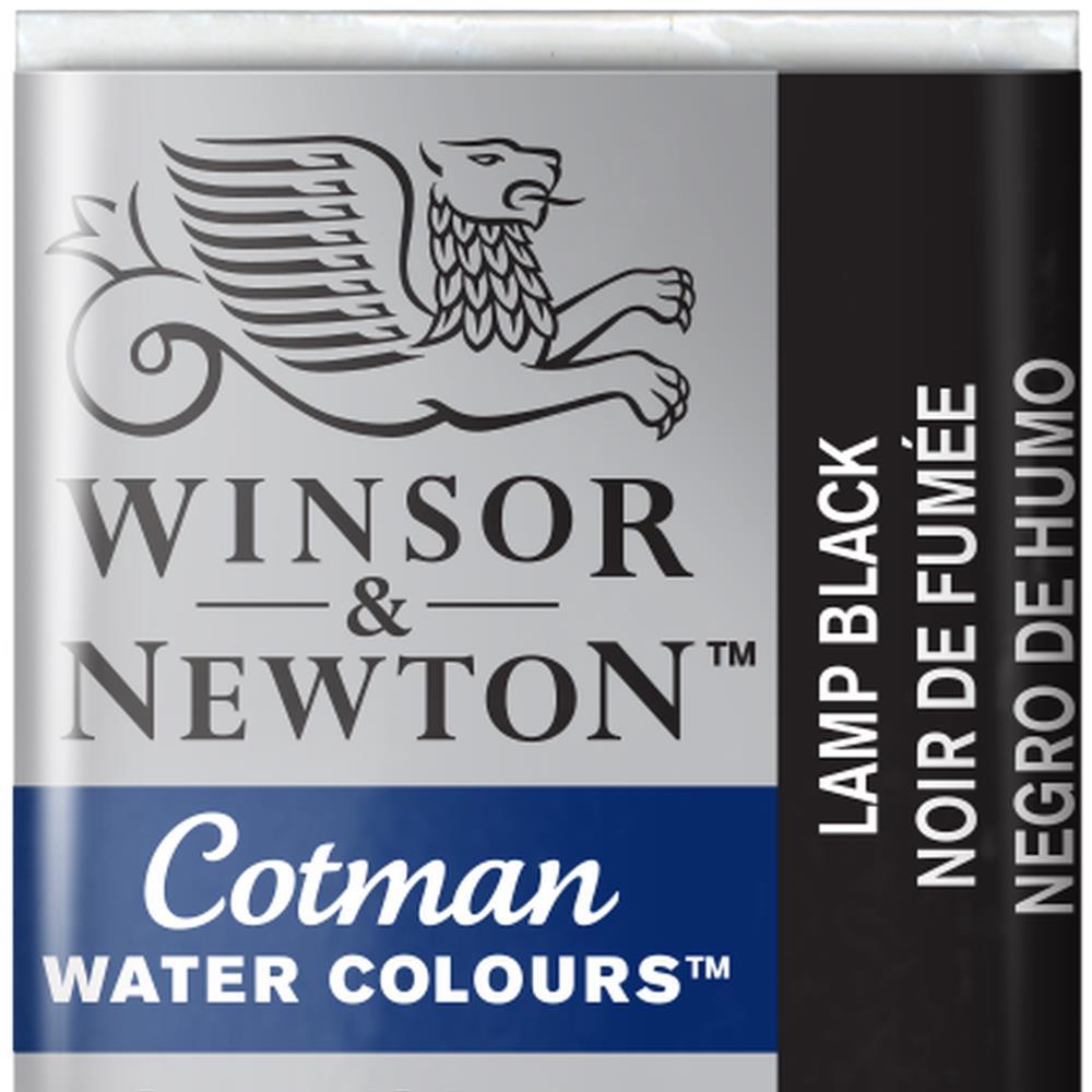 Cotman Yarım Tablet Suluboya N:337 Lamp Black