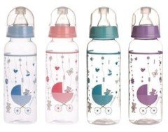 Bebedor 250 Ml. Biberon Silikon Emzik Orta Akış
