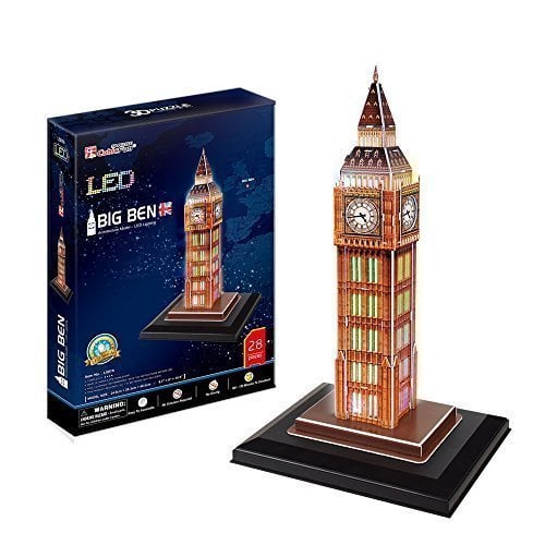 3 Boyutlu Puzzle - Big Ben Saat Kulesi - Ledli