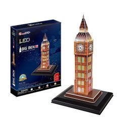 3 Boyutlu Puzzle - Big Ben Saat Kulesi - Ledli