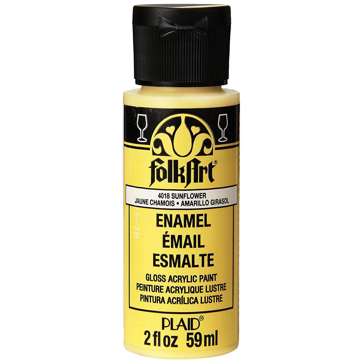 Folkart Enamel Akrilik Boya 59ml. N:4018 Sunflower