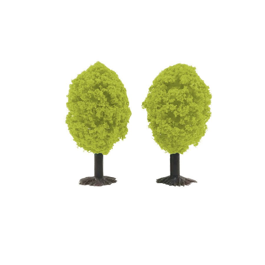 Maket Ağaç 5 cm 2'li Yuvarlak Açık Yeşil N:T8025B