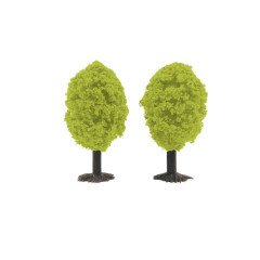 Maket Ağaç 5 cm 2'li Yuvarlak Açık Yeşil N:T8025B