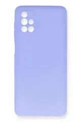 Newface Samsung Galaxy M51 Kılıf First Silikon - Lila