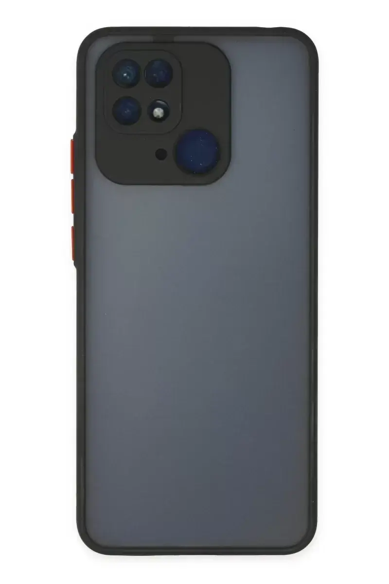 Newface Xiaomi Redmi 10c Kılıf Montreal Silikon Kapak - Siyah