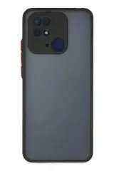 Newface Xiaomi Redmi 10c Kılıf Montreal Silikon Kapak - Siyah