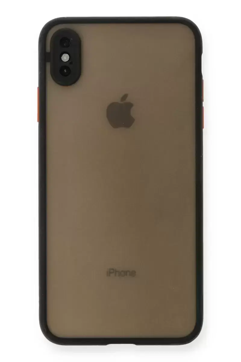 Newface Apple İphone Xs Max Kılıf Montreal Silikon Kapak - Siyah