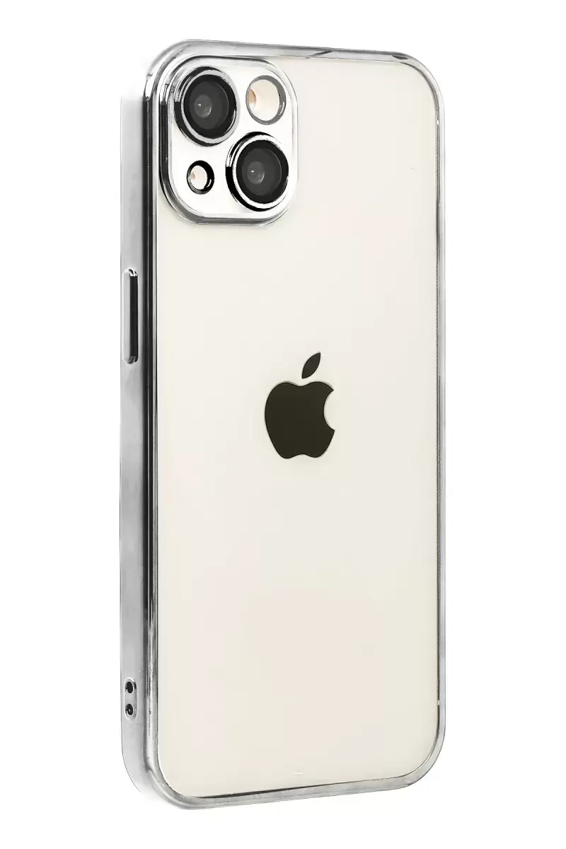 Newface Apple İphone 15 Razer Lensli Silikon - Titan Gri