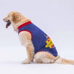 Pawstar Navy Blue Summer Time Büyük T-shirt 3XLarge  43X49X66 CM