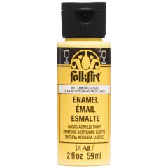 Folkart Enamel Akrilik Boya 59ml. N:4017 Lemon Custard