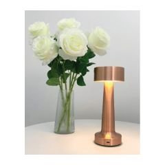GRV-810 Şarj Edilebilir Masa Lambası, 9x21 cm, Bakır