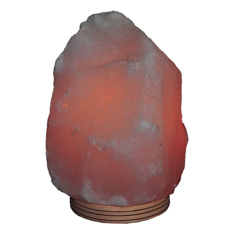 Doğal Himalaya Kaya Tuzu Lambası Kablolu Ampullü Beyaz 4-6 Kg