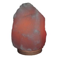 Doğal Himalaya Kaya Tuzu Lambası Kablolu Ampullü Beyaz 4-6 Kg