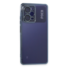 Xiaomi Poco X5 Pro 5g Kılıf Razer Lensli Silikon - Açık Mavi