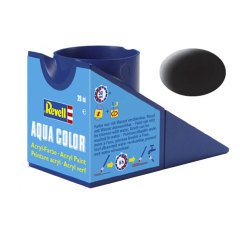 Aqua Color Maket Boyası - Siyah Mat - 18ml - 36108