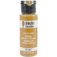Folkart Enamel Akrilik Boya 59ml. N:4015 Yellow Ochre