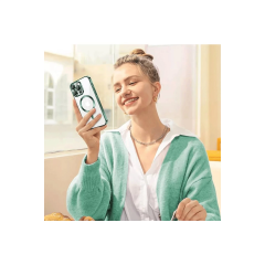 İphone 14 Pro Max Kılıf Kross Magneticsafe Kapak - Gold