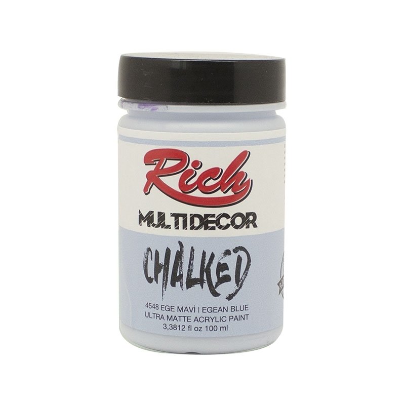 Multidecor Chalked Akrilik Boya - 100cc - Ege Mavi - N:4548