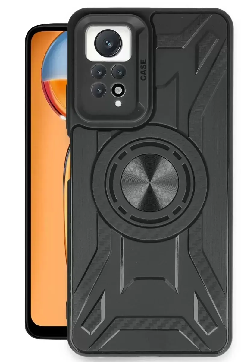 Newface Xiaomi Redmi Note 12 Pro 4g Kılıf Lincoln Silikon - Siyah