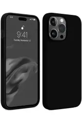 Newface Apple İphone 15 Pro Kılıf First Silikon - Siyah