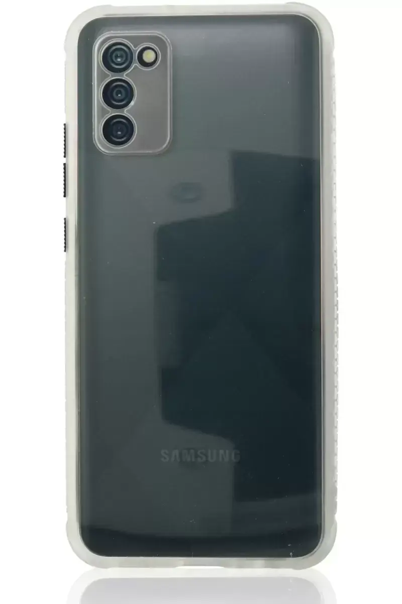 Newface Samsung Galaxy A02s Kılıf Miami Şeffaf Silikon - Şeffaf
