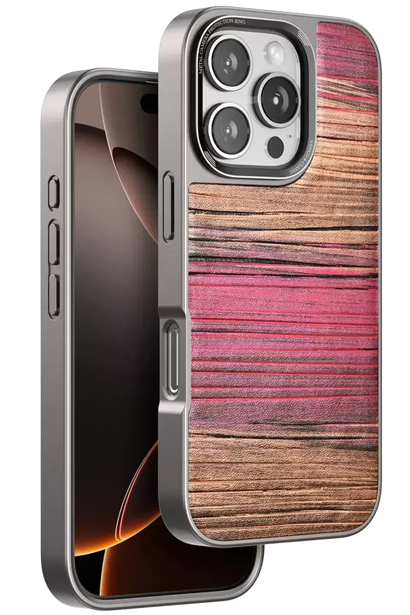 Venco İphone 16 Pro Max Wave Kapak - Pembe