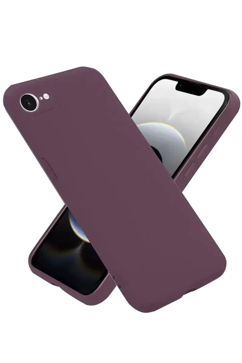 Newface İphone 16e Kılıf First Silikon - Mürdüm