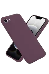 Newface İphone 16e Kılıf First Silikon - Mürdüm