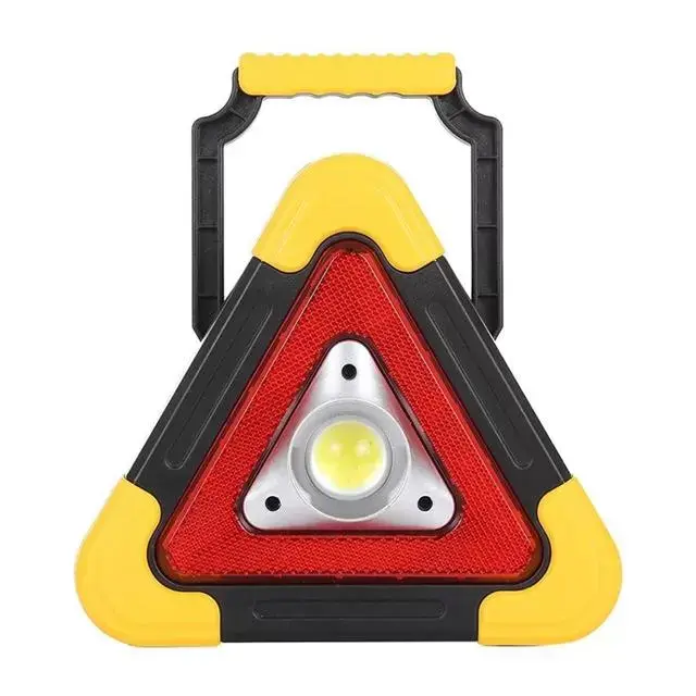 Powermaster Hb-6609 Solar Şarjlı 500 Lümen Çok Fonksiyonlu Üçgen Reflektör Işıklı İkaz Lambası