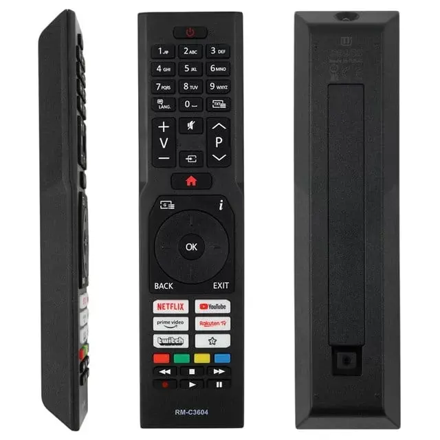 Jvc Hjc123 Rm-c3604 Netflix-youtube-prime Video Tuşlu Lcd-led Tv Kumanda