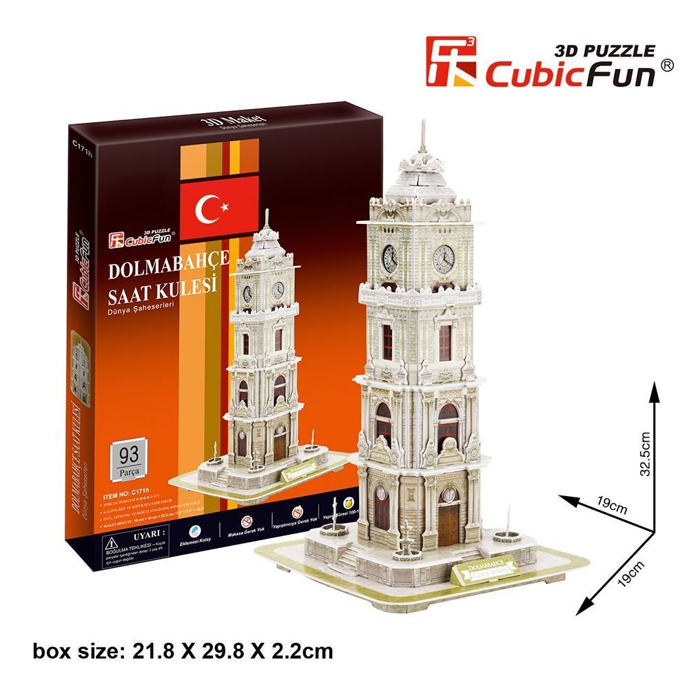 3 Boyutlu Puzzle - Dolmabahçe Saat Kulesi