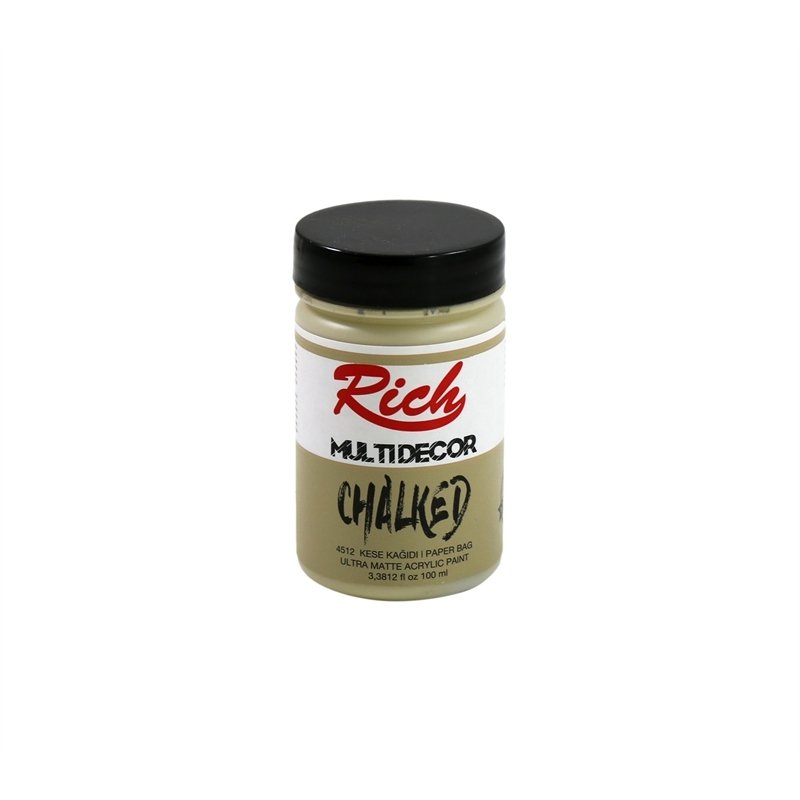 Multidecor Chalked Akrilik Boya - 100cc - Kese Kağıdı - N:4512