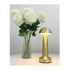 GRV-811 Şarj Edilebilir Masa Lambası, 9x21 cm, Altın
