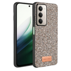 Onegif Xiaomi Redmi 15 4g Bright Simli Kapak - Gümüş