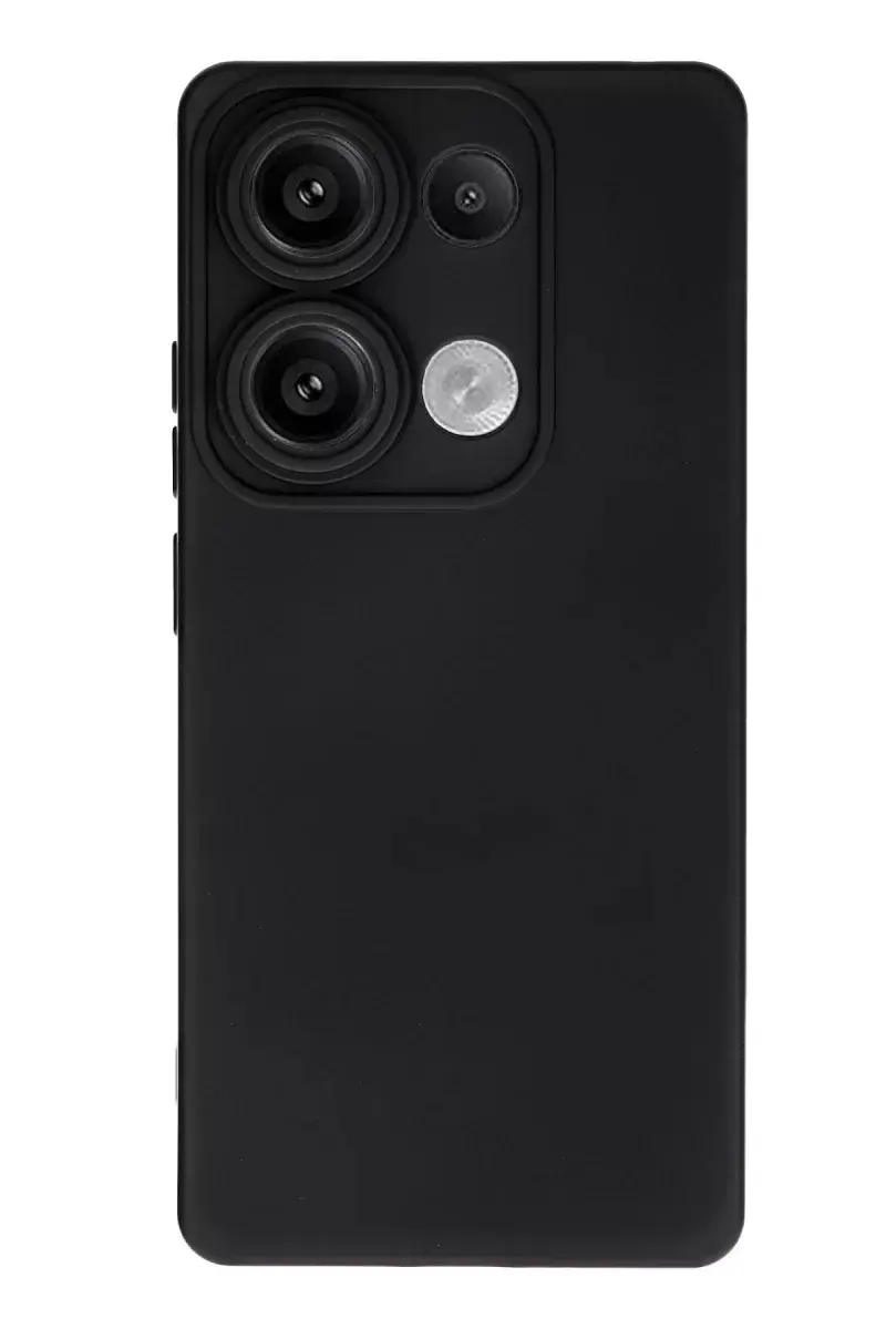 Newface Xiaomi Redmi Note 13 Pro 4g Kılıf Nano İçi Kadife Silikon - Siyah