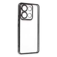 Xiaomi Poco X6 Pro Kılıf Razer Lensli Silikon - Siyah