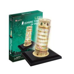 3 Boyutlu Puzzle - Pisa Kulesi - Ledli