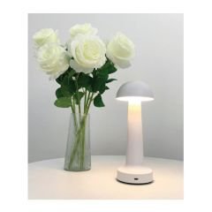 GRV-811 Şarj Edilebilir Masa Lambası, 9x21 cm, Beyaz