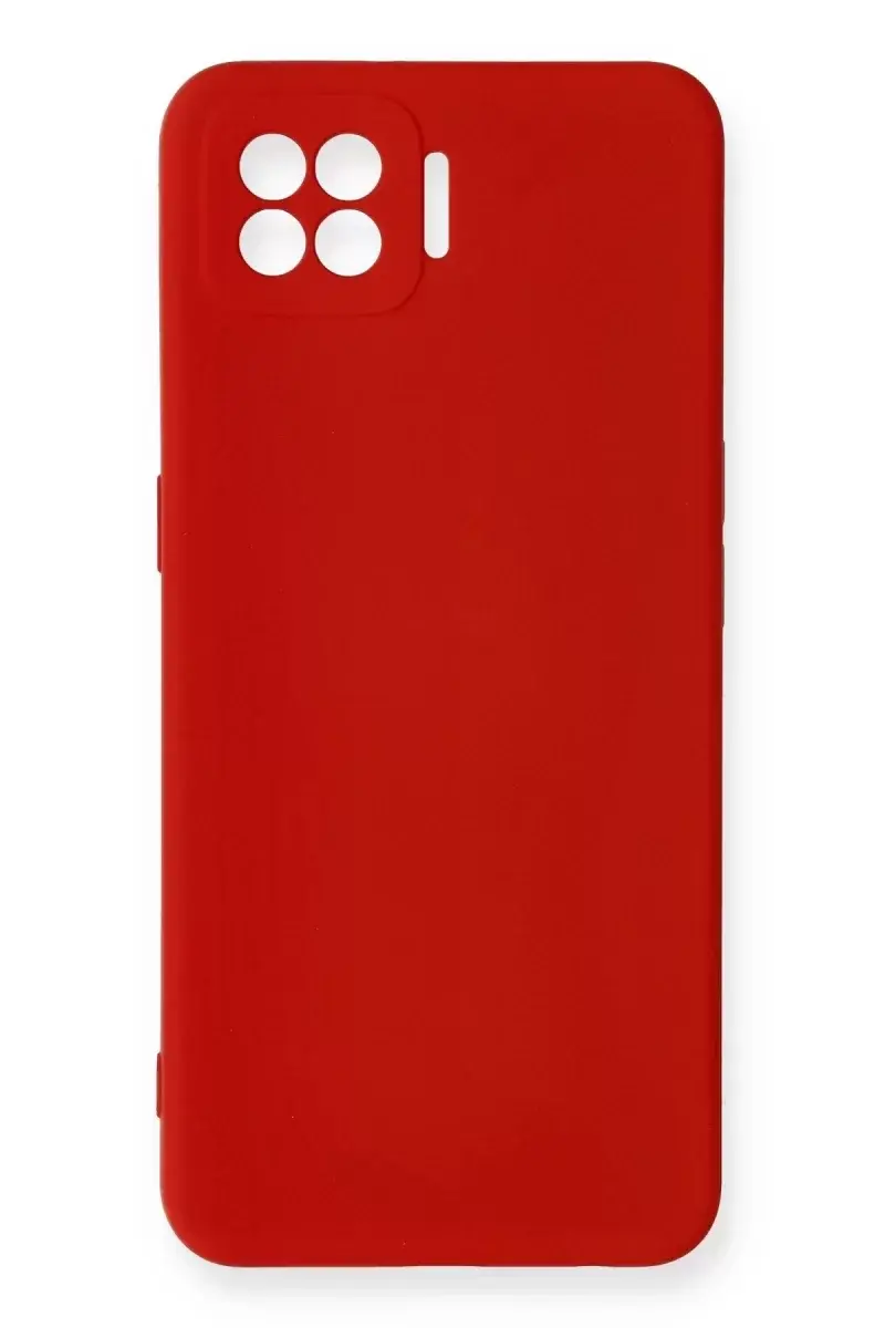 Newface Oppo A73 Kılıf Nano İçi Kadife Silikon - Kırmızı