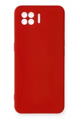 Newface Oppo A73 Kılıf Nano İçi Kadife Silikon - Kırmızı