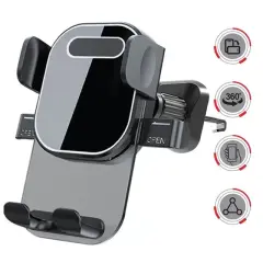 Powerway Tt49 Araç İçi Petek Klima İçin Kıskaçlı Destekli Telefon Tutucu