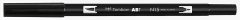 AB-T Dual Brush Pen - Black - N15