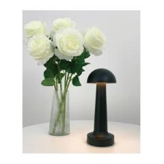 GRV-811 Şarj Edilebilir Masa Lambası, 9x21 cm, Siyah
